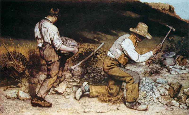 Die Steinbrecher von Gustave Courbet